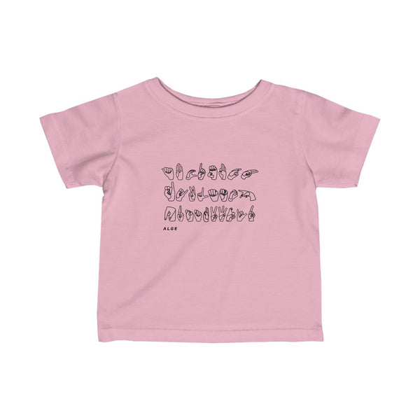 Infant Alphabet in Sign Language Tee