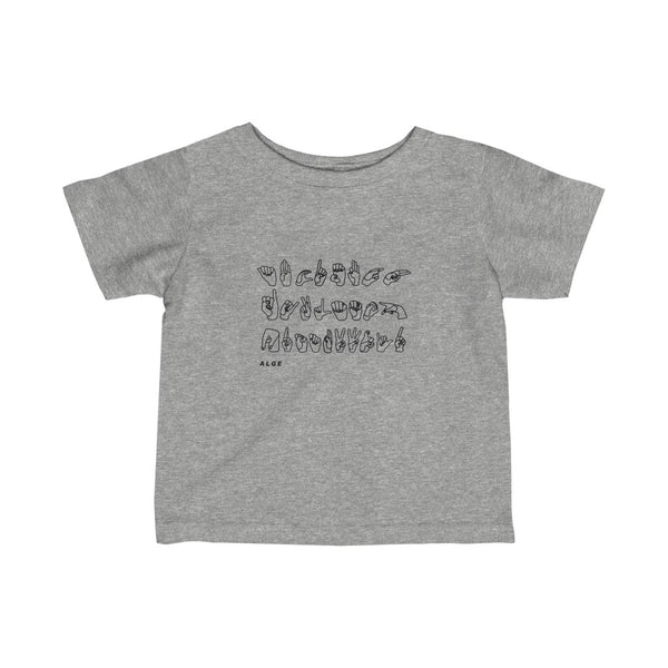 Infant Alphabet in Sign Language Tee