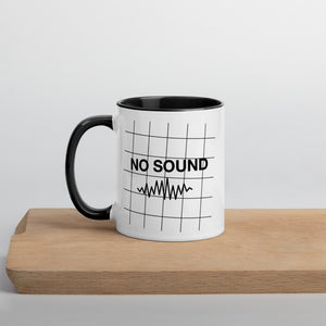 No Sound Mug with Color Inside