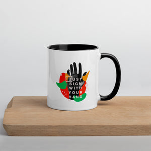 Sign Mug with Color Inside