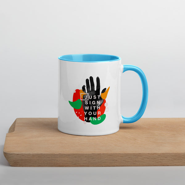 Sign Mug with Color Inside