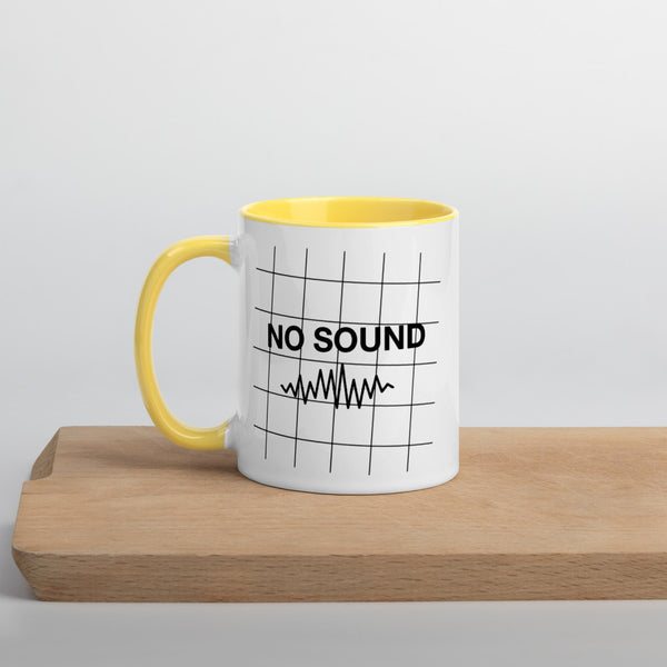 No Sound Mug with Color Inside