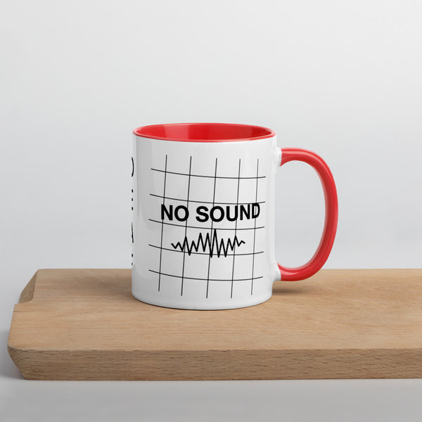 No Sound Mug with Color Inside