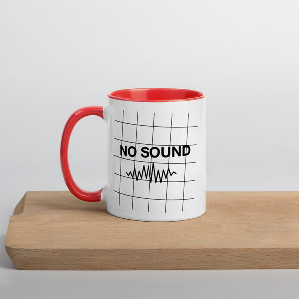 No Sound Mug with Color Inside