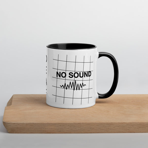 No Sound Mug with Color Inside