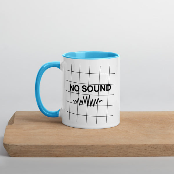 No Sound Mug with Color Inside